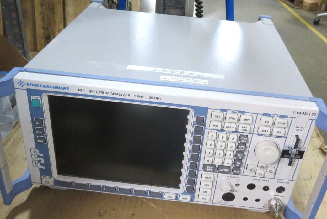 Rohde & Schwarz FSP Spectrum Analyzer (1164.4391.30) 9KHz-30GHz W/Opts B3/B4/B29
