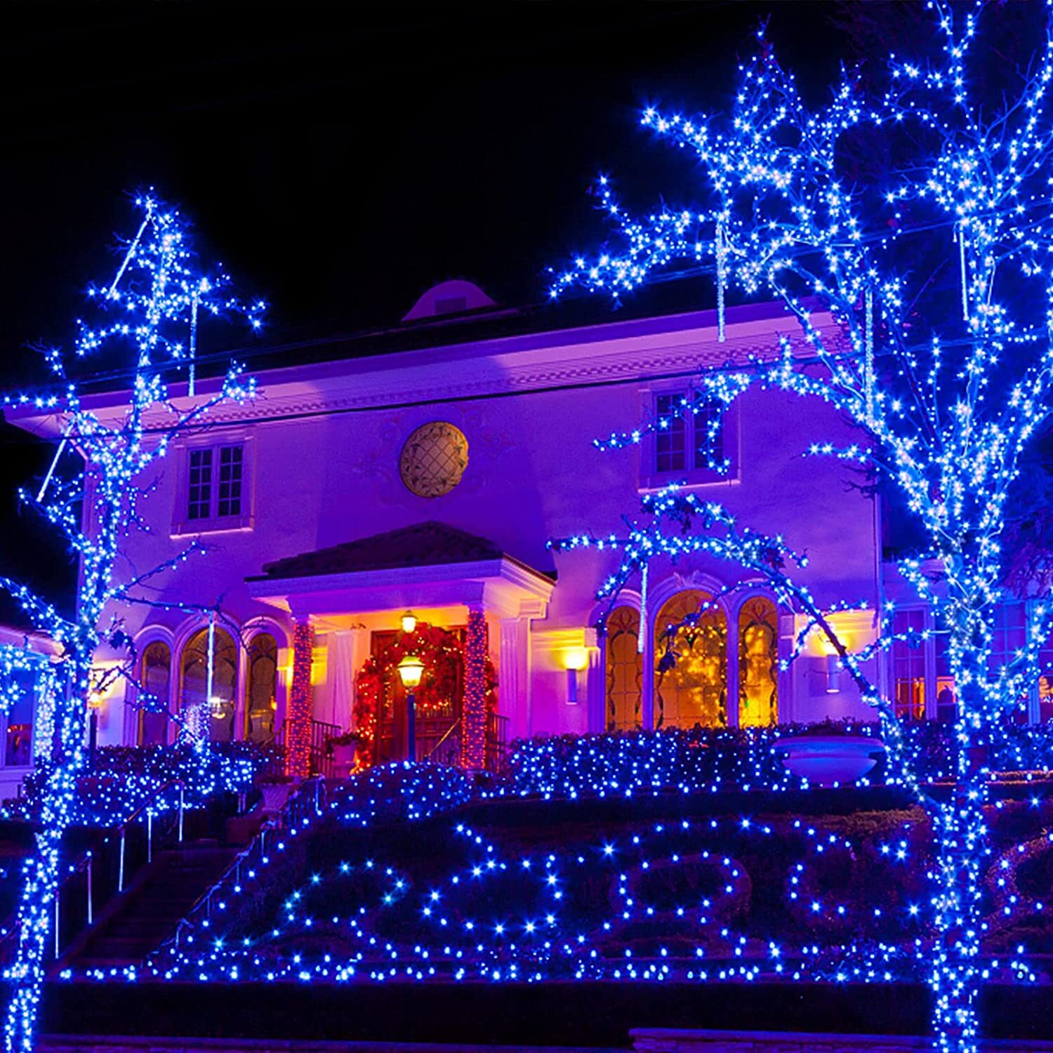 Solar LED Light String, Solar Powered 39 FT 100 Hanging Small lights 8 Modes