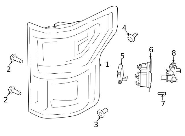 Genuine Ford Bracket ML3Z-14D189-N