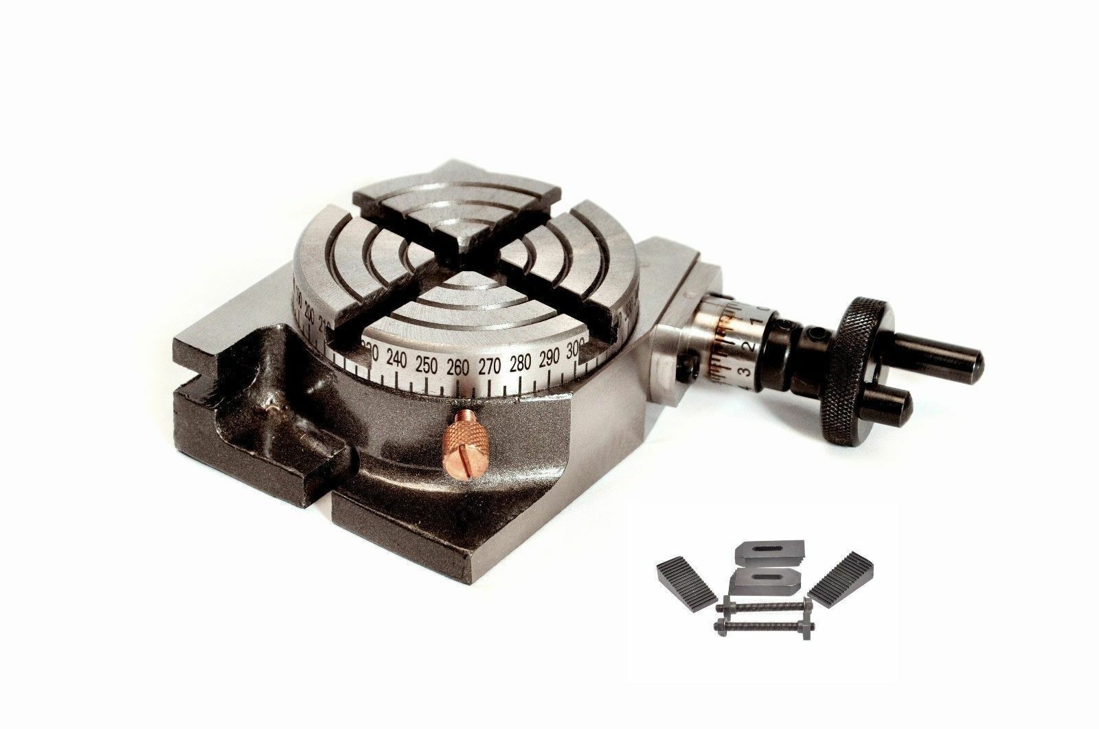 Rotary Table Horizontal and Vertical 3 Inch or 75mm With M6 Clamping Kit
