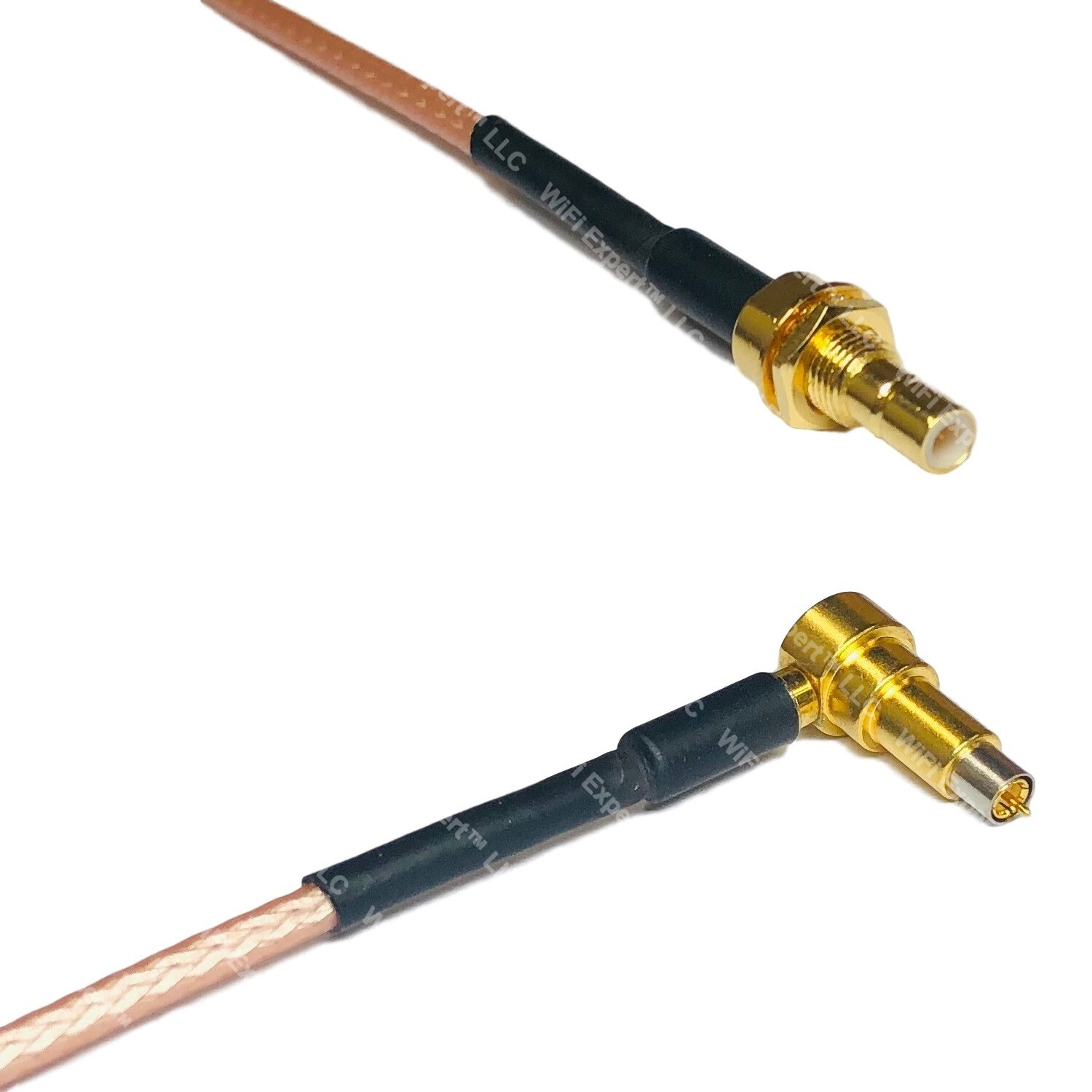 RG316 SMB MALE BULKHEAD to MS-156 MALE ANGLE RF Cable Rapid-SHIP LOT