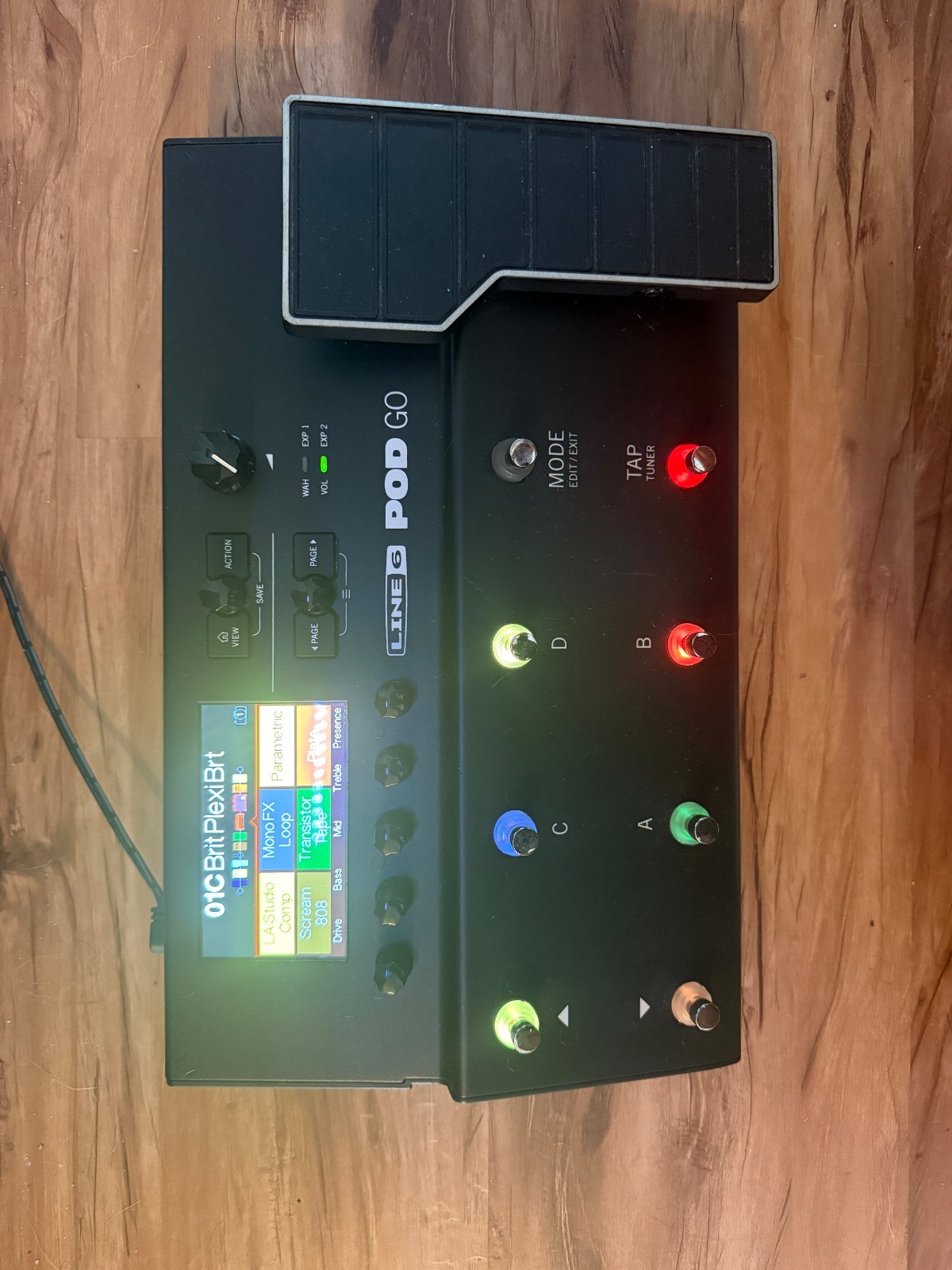 Line 6 POD Go Guitar Effects Tone Pedal Amp Simulator