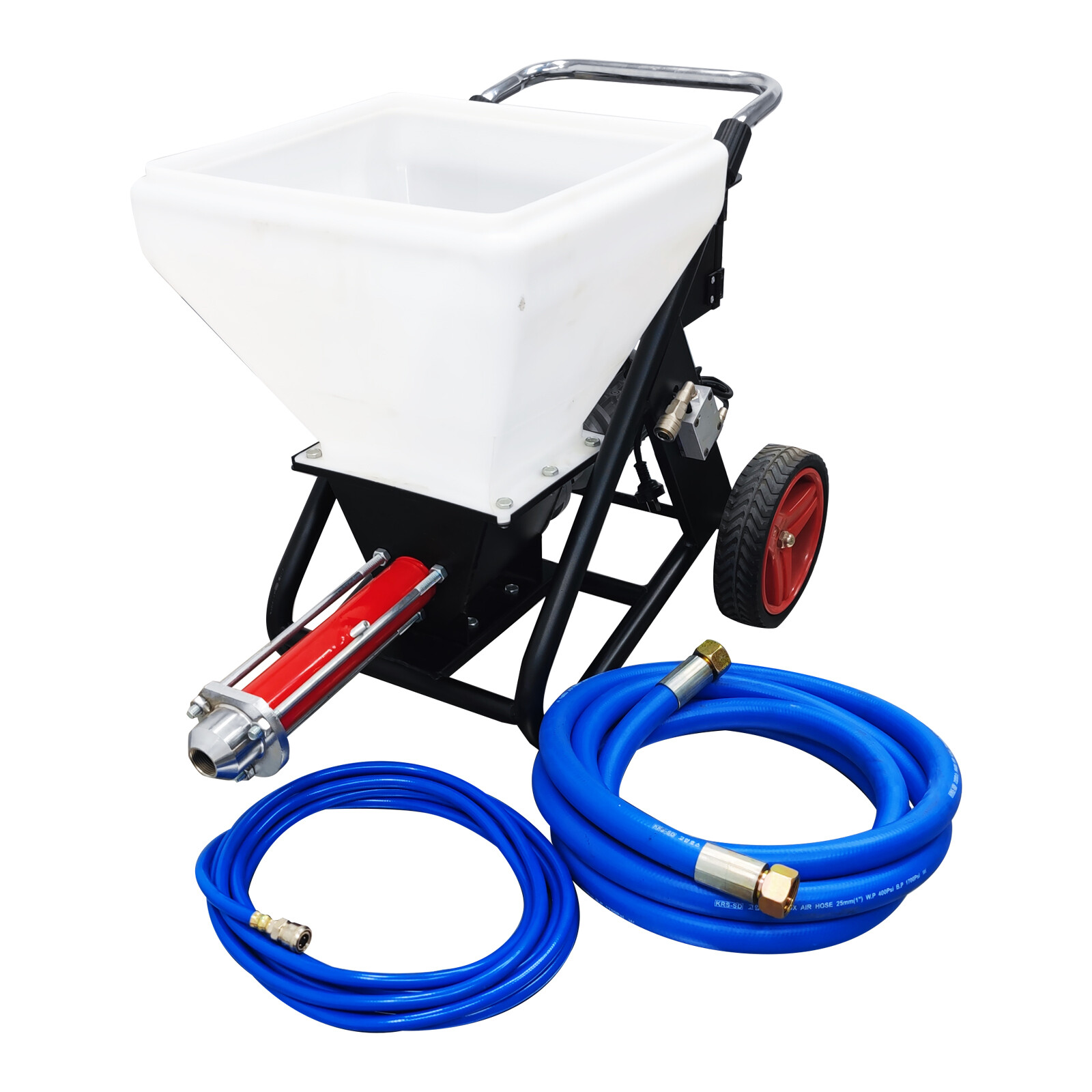 Putty Cement Grouting Sprayer Mortar Paint Spraying Machine 48L Open Hopper 110V