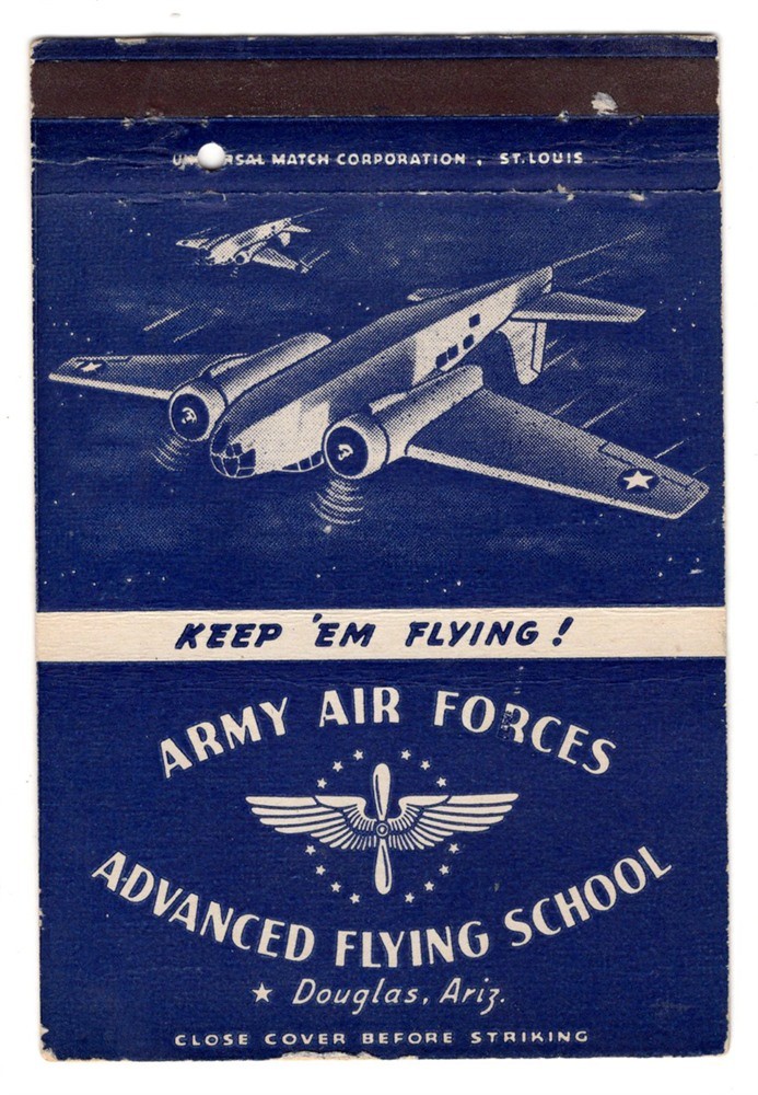 Matchbook: Army Air Forces Advanced Flying School - Douglas, Arizona