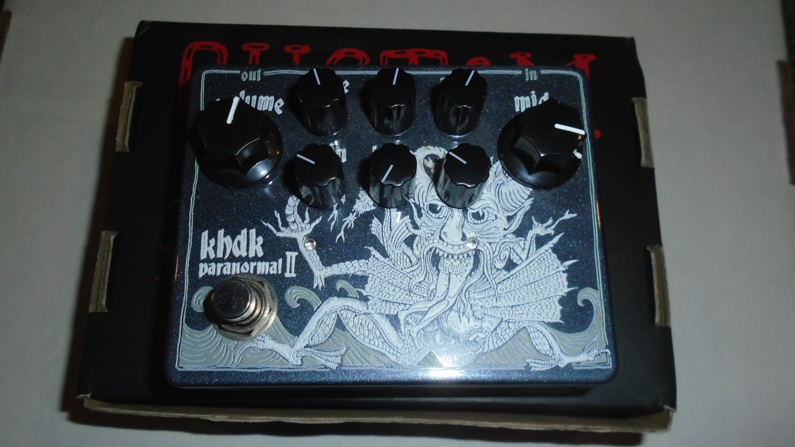 KHDK Electronics Gary Holt Paranormal 2 EQ Overdrive Guitar FX Pedal HTF Exodus
