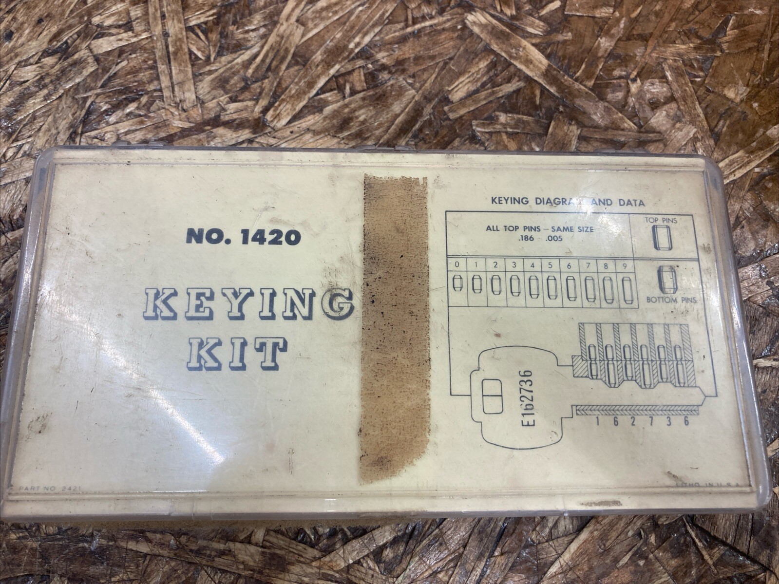 No. 1420 Lock Keying Kit; Used—almost Everything