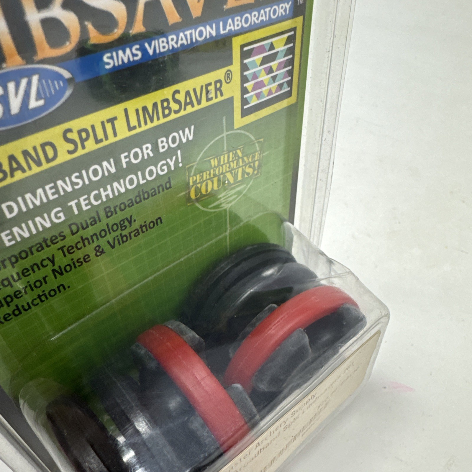 Sims LimbSaver Broadband Limb Dampener - Split Red 2 Pack