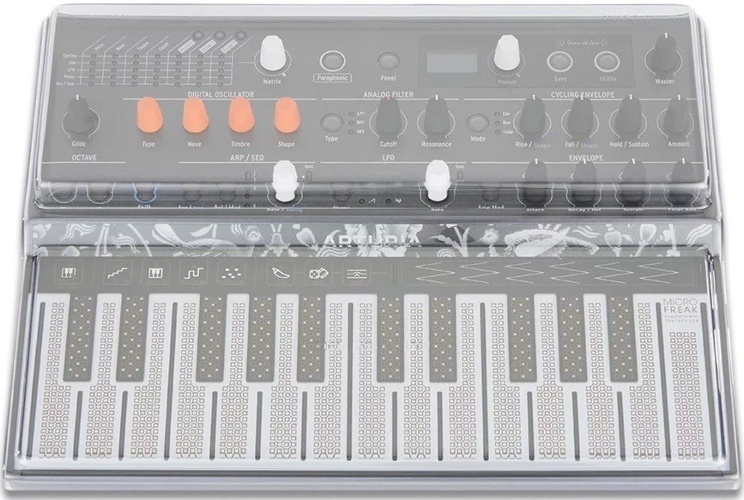 Decksaver Polycarbonate Cover for Arturia MicroFreak and MicroFreak Stellar