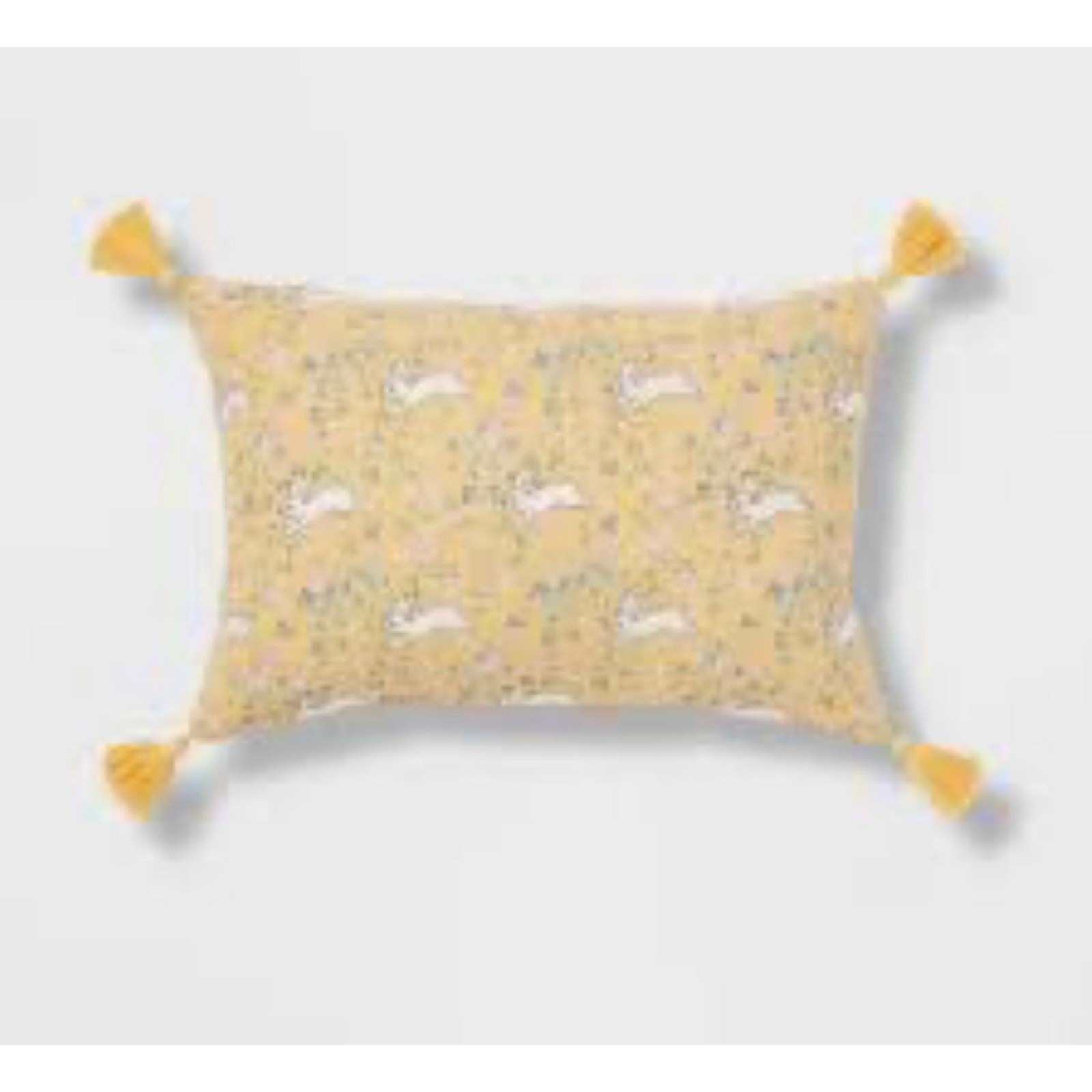 Threshold Throw Easter Pillow 14” x 20” Yellow