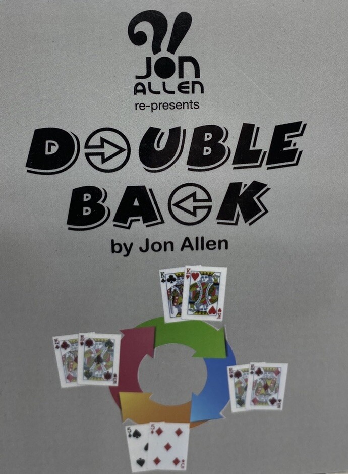 Double Back-powerful Transportation, Jon Allen Cards + Online Magic Tutorial