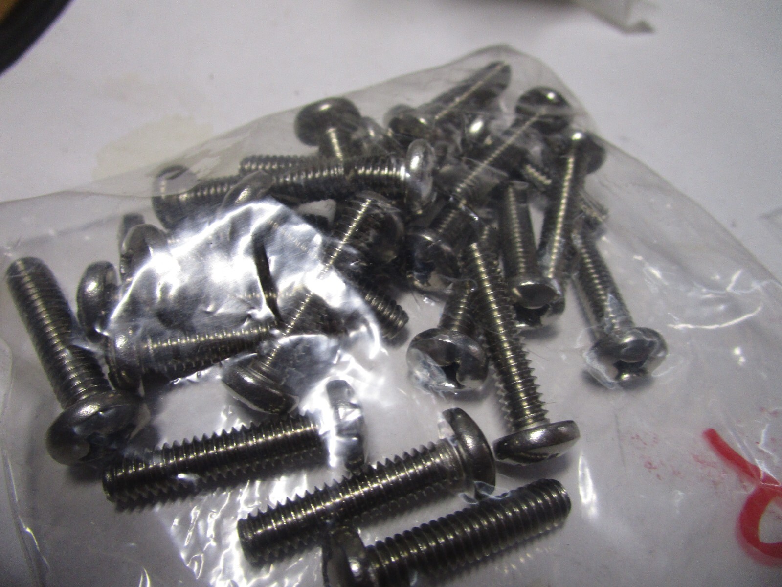 #12-24 x 1" Phillips Pan Head Grade 18-8 Stainless Steel Machine Screw QTY 25