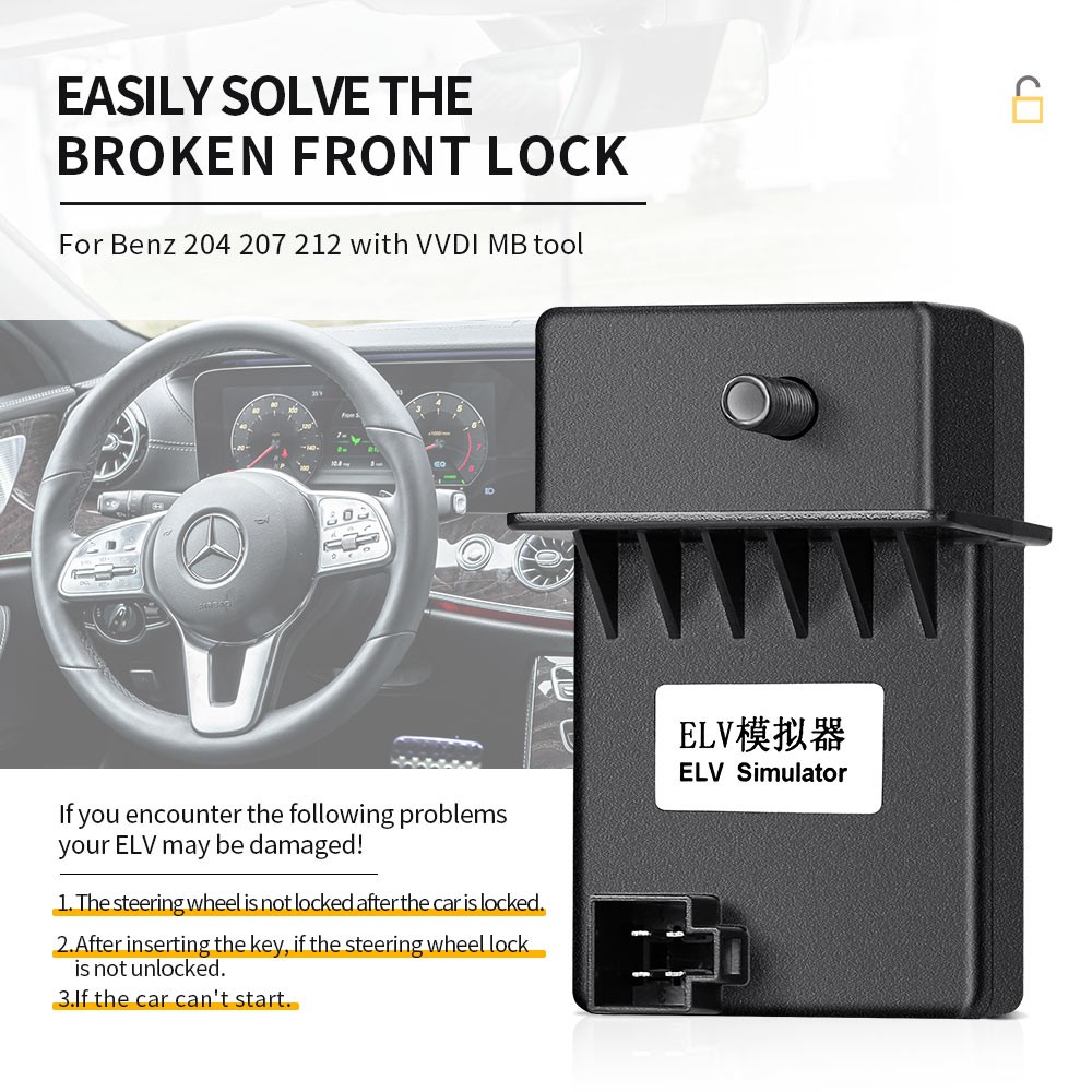 Xhorse VVDI MB ELV ESL Simulator Emulator Fit for Mercedes Benz W204/W212/W207