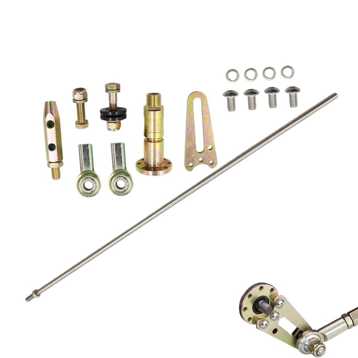 21" Adjustable Column Shift Linkage Kit fit for Ford Transmission ACA-1807