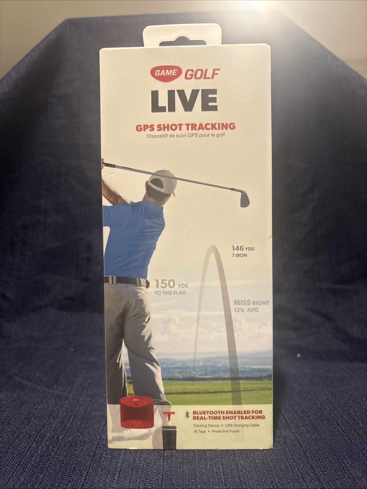 Game Golf Live GPS Shot Digital Tracking System BlueTooth Enabled Tracker GUC