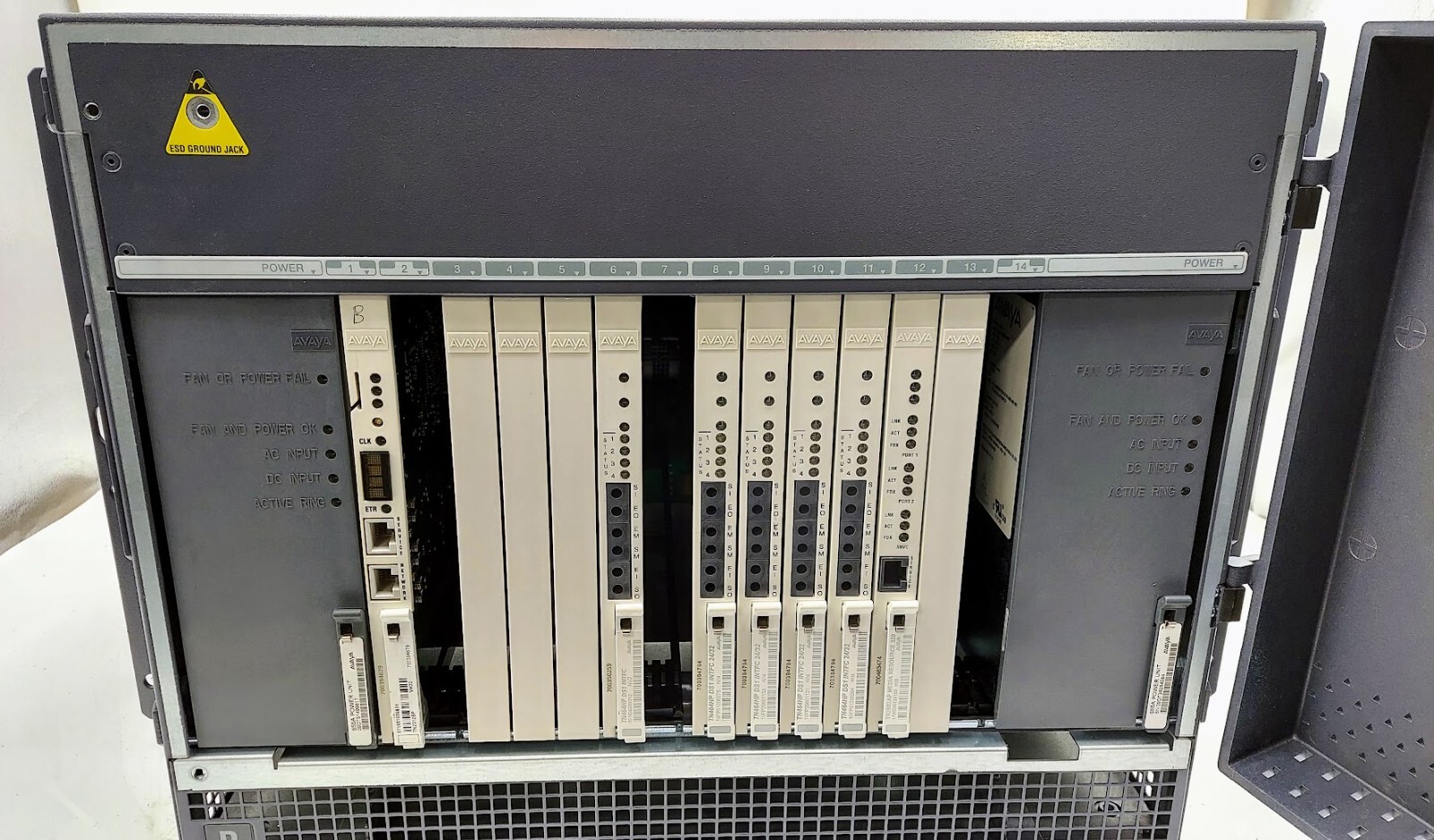 Avaya G650 Media Gateway Chassis w/ Cards w/ CSU Modules