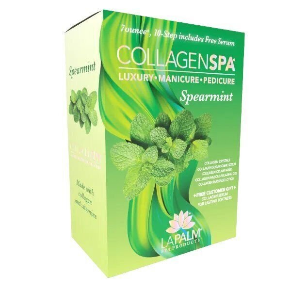 La Palm Collagen Spa Luxury Manicure and Pedicure SET - Spearmint