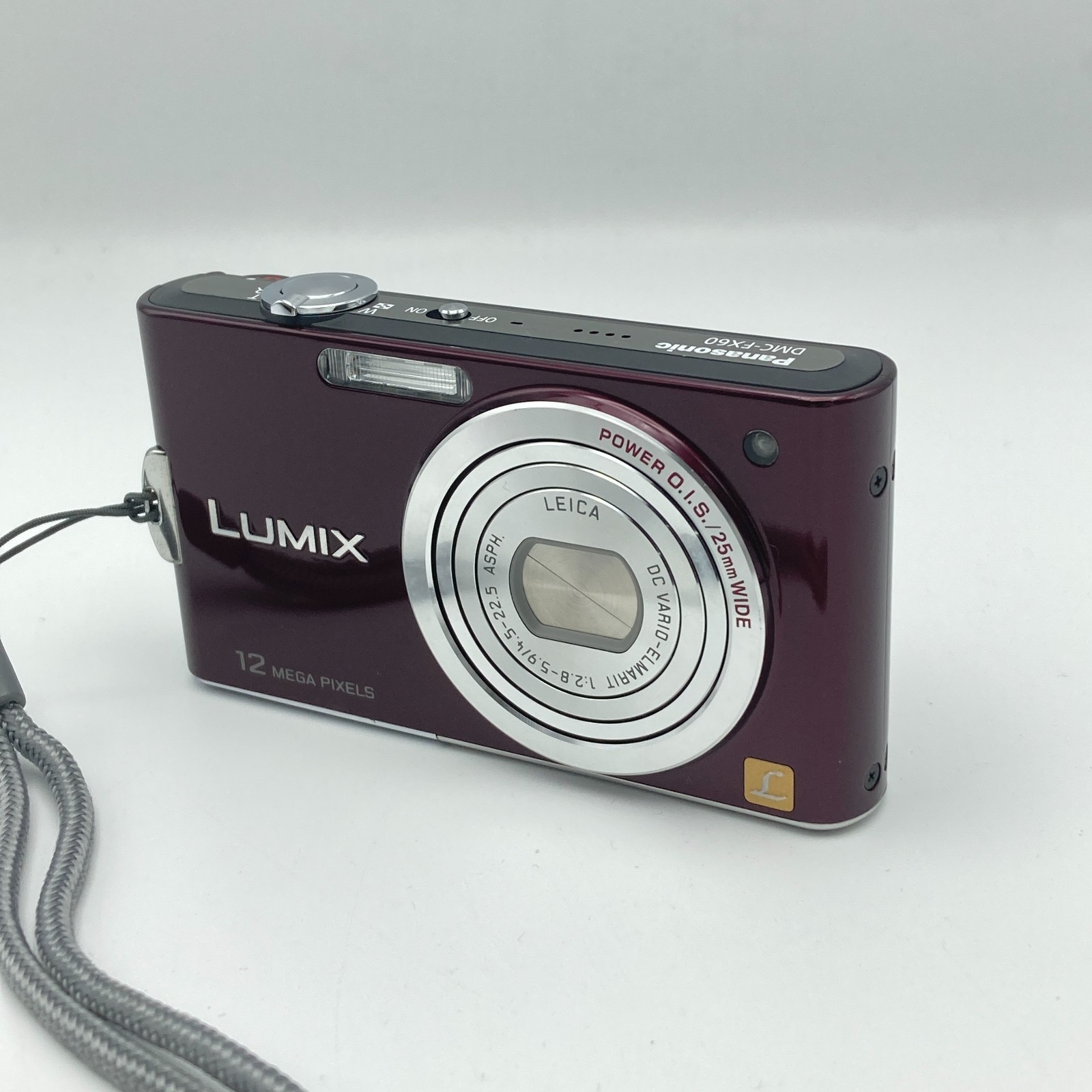 Panasonic Lumix DMC-FX60 Violet 12.1MP Digital Compact Camera Boxed