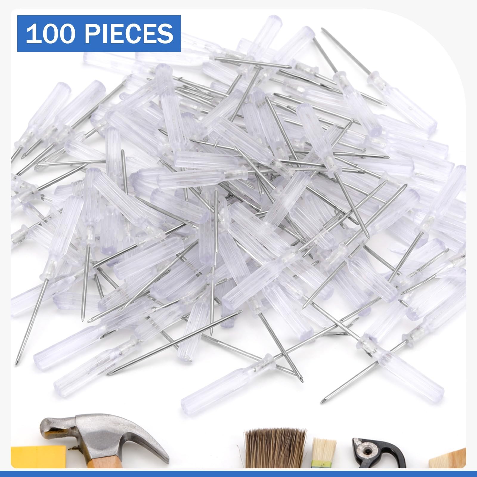 100 Pcs Mini Phillips Screwdriver 2.0mm 3.54" 90mm Precision Small Cross Head