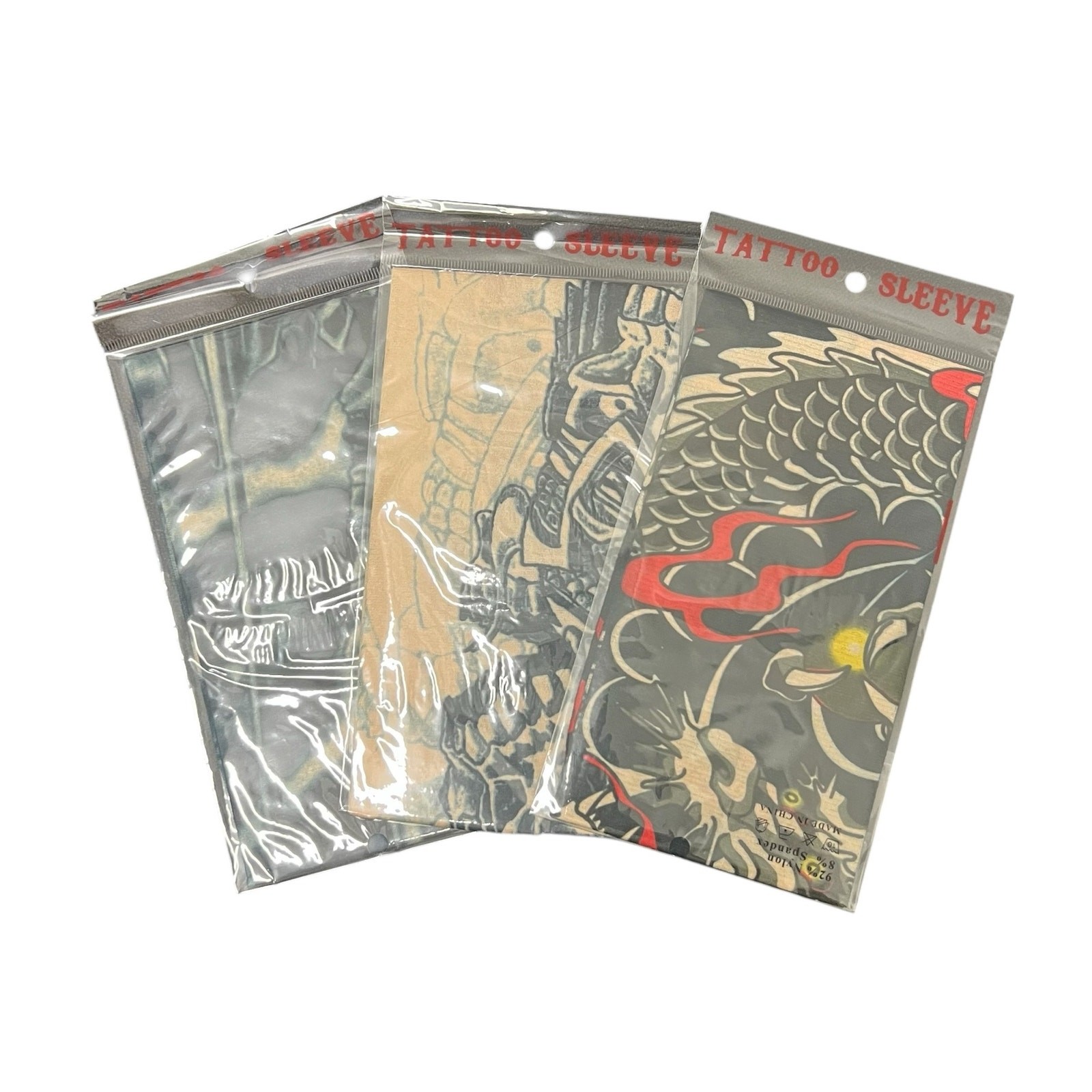Bundle of three Tattoo Sleeves NWT biker skull punk goth