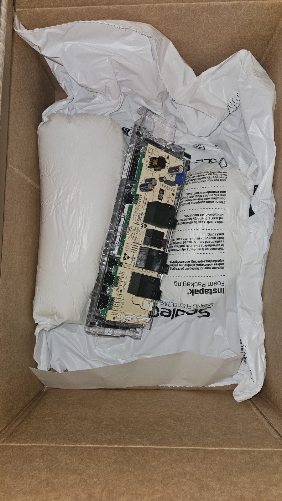 GE WB27X48607 Oven Range Control Board - Black Overlay