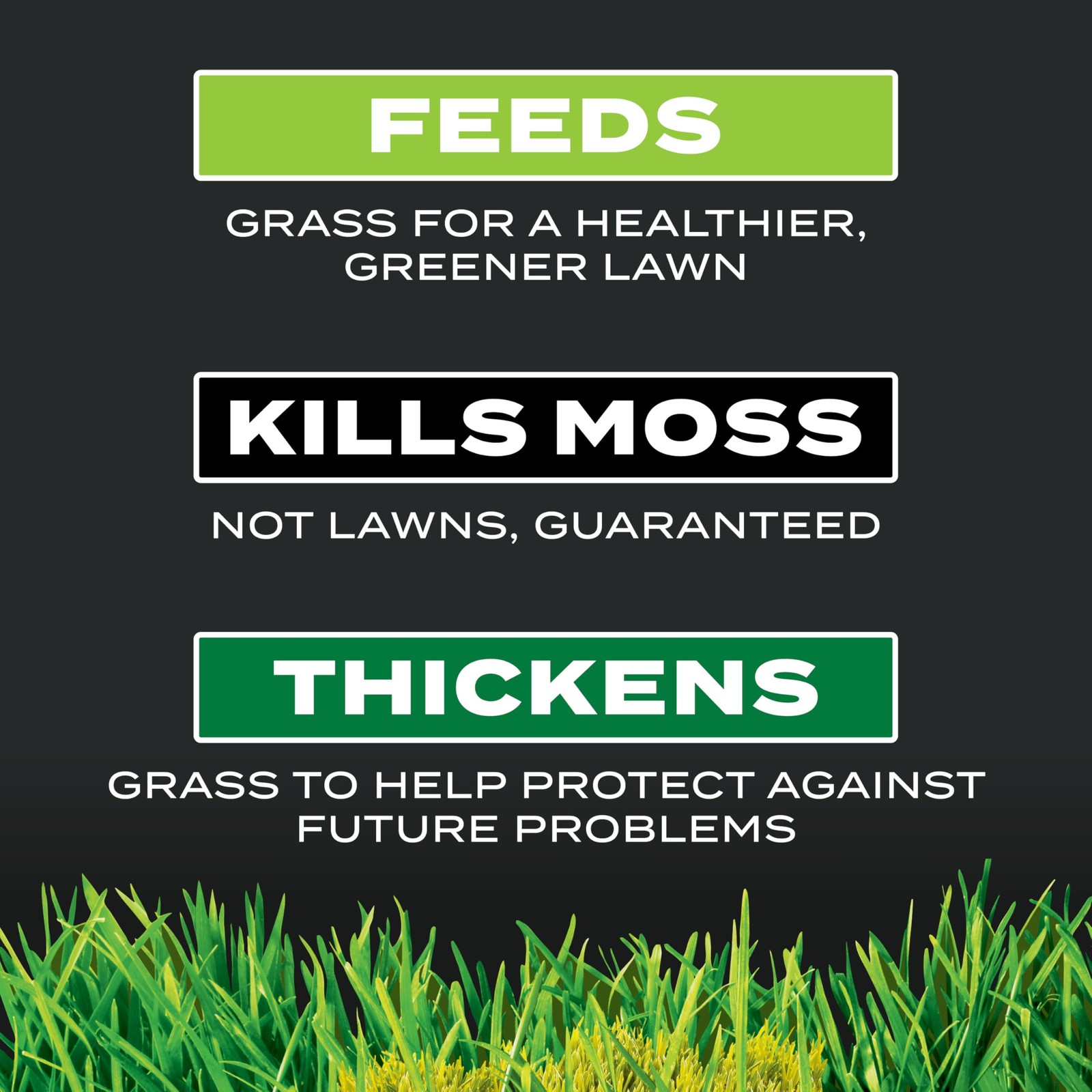 Triple Action Mos Killer set Turf Builder Lawn care accessory New