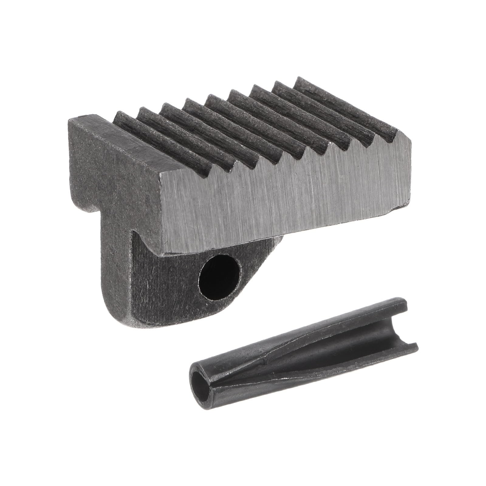 HARFINGTON Pipe Wrench Heel Jaw with Pin Assembly 14" 14", Black Oxide