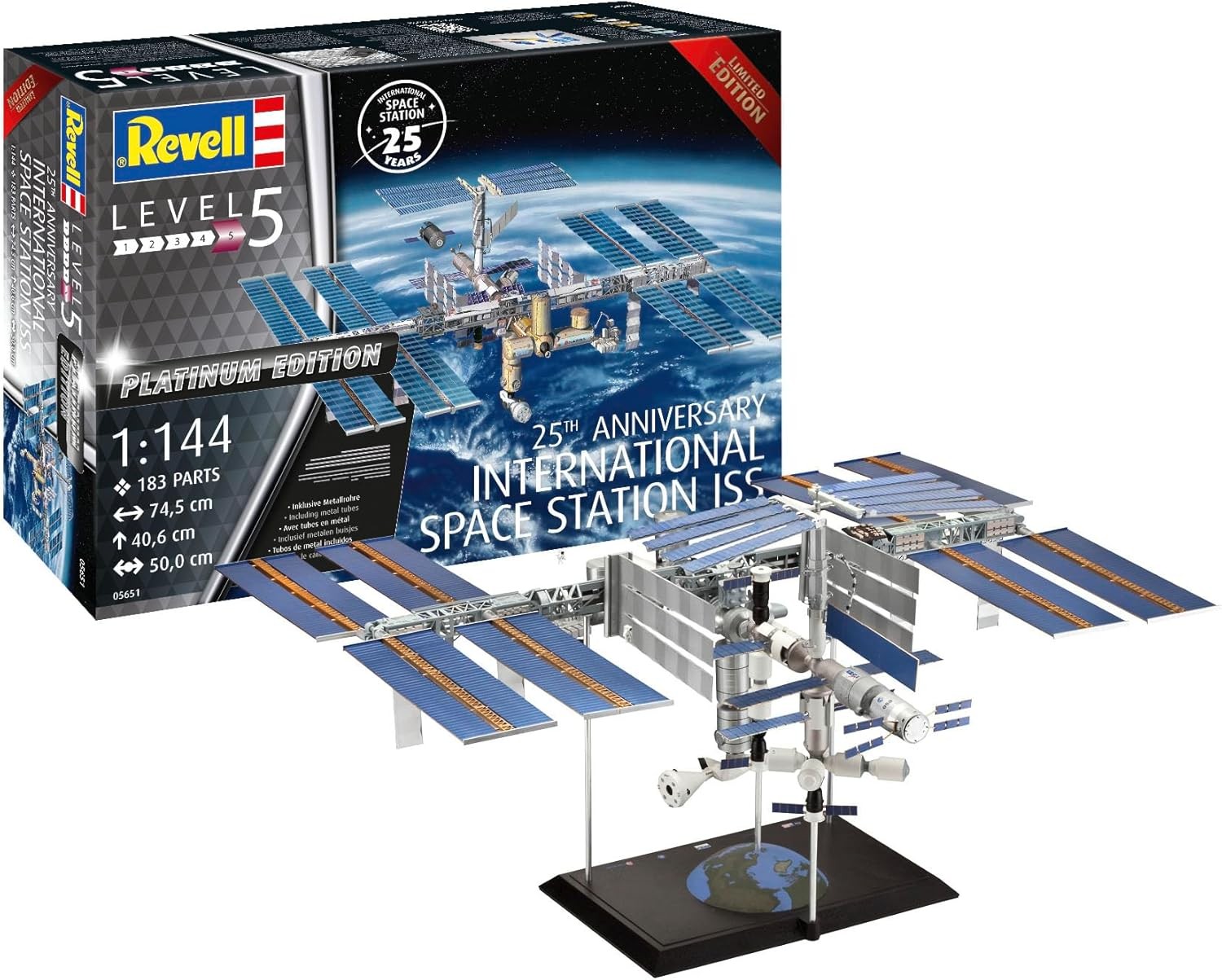 Revell of Germany 05651 1:144 Platinum Edition 25th Anniversary "ISS" Model Kit