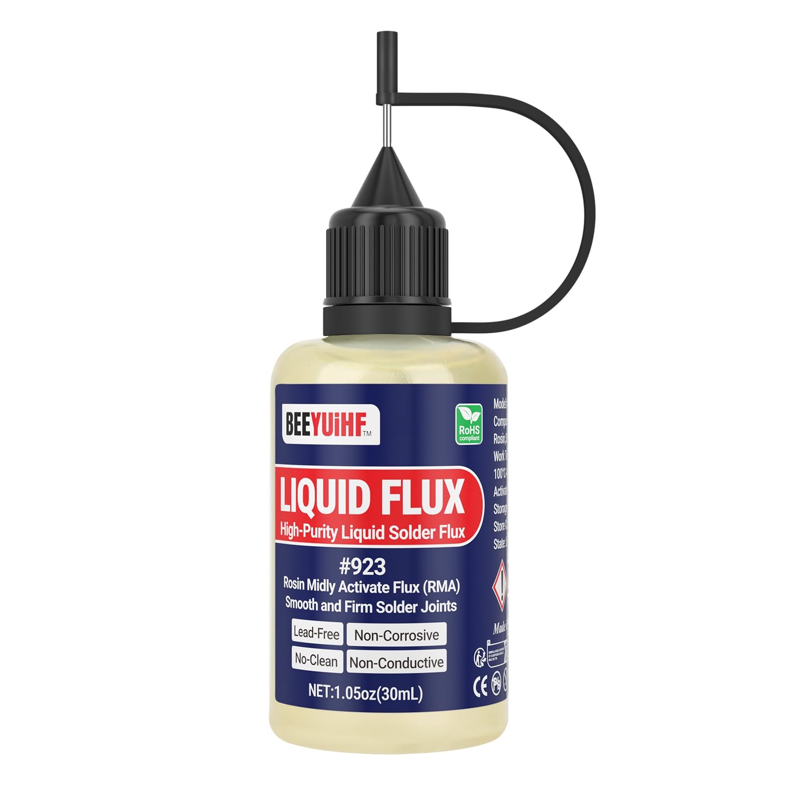 BEEYUIHF Liquid Solder Flux Dropper, Soldering Flux, No Clean Liquid...