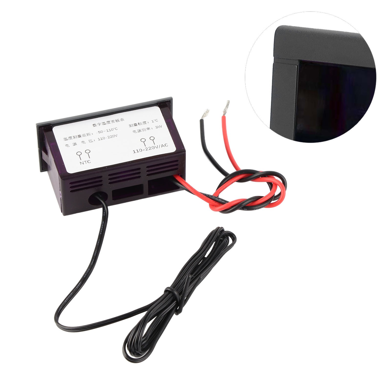 1 Digital Temperature Controller Accurate Reliable For Refrigerated Cabinets ABS