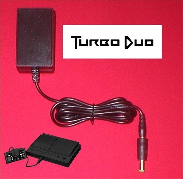 10V AC Adapter Power Supply Cord Plug for the NEC Turbo Duo Console System NEW