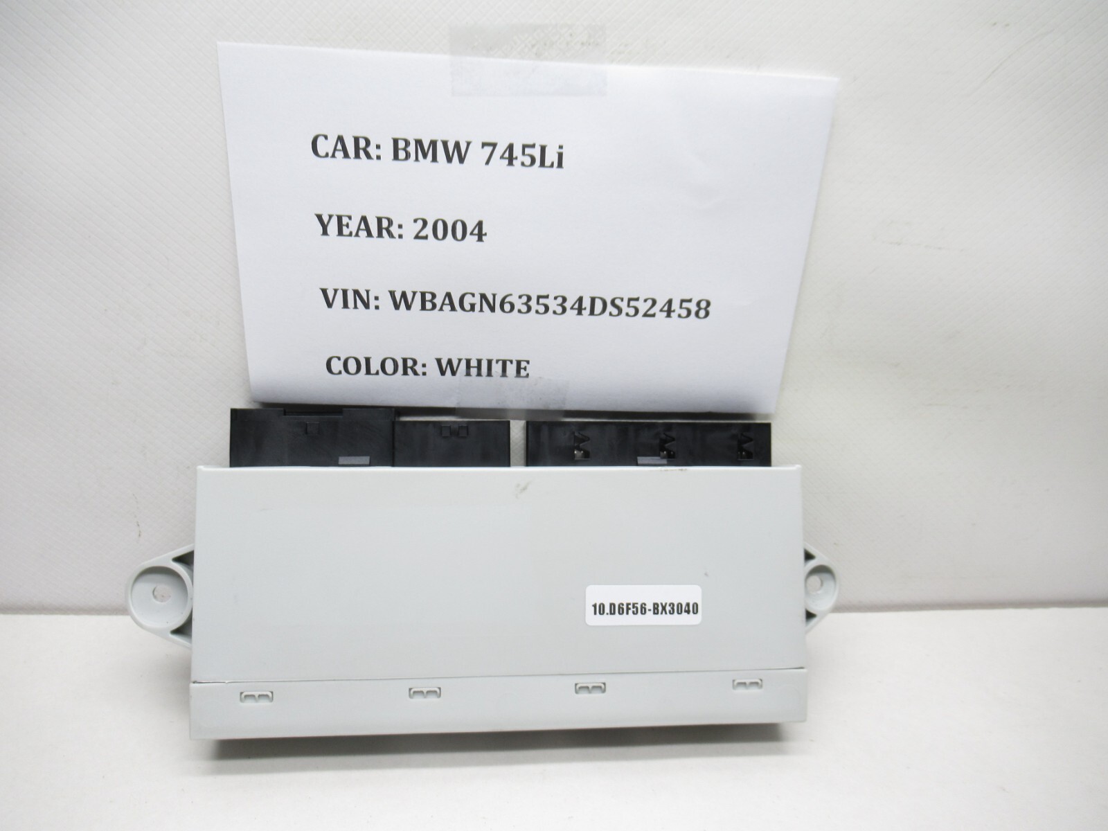 2002-2008 BMW 7 Series Front Left Door Control Module 61356947122 OEM