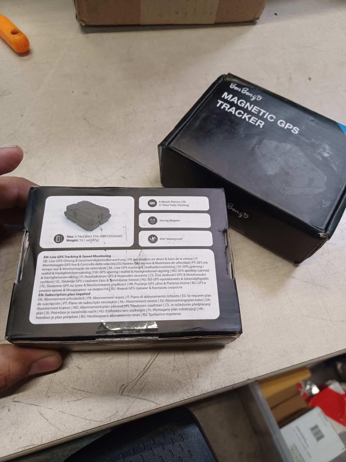 BenBengo Magnetic GPS Tracker 4G LTE