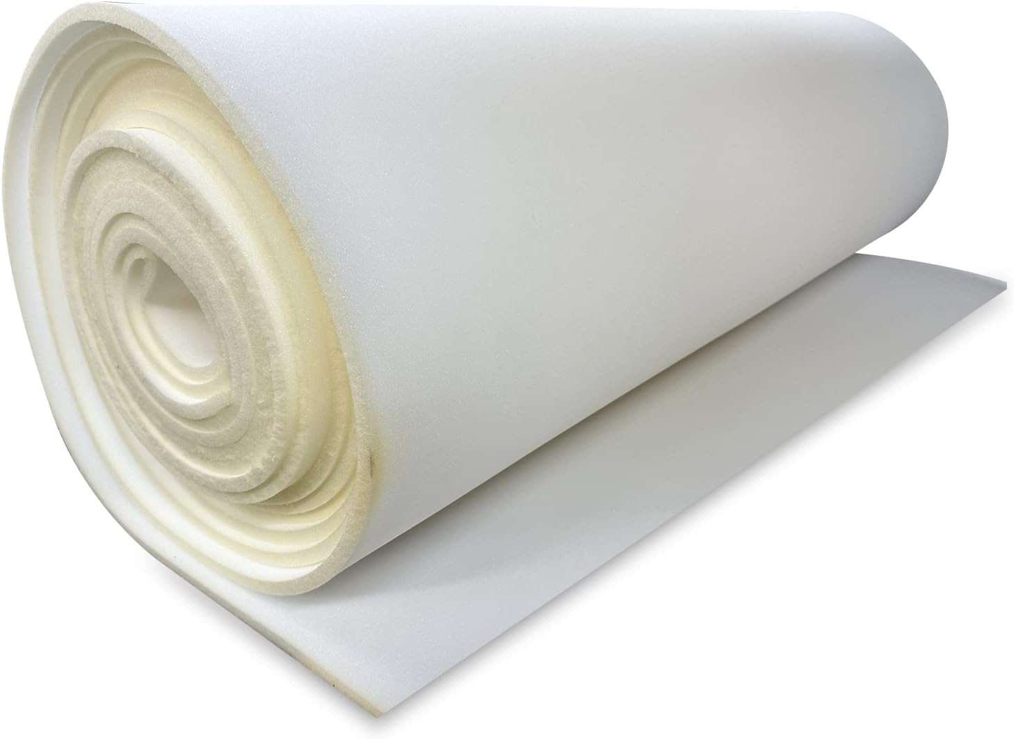 1/4” Thick Open Cell Upholstery Foam Padding – 56” Wide – by The Yard – Soft