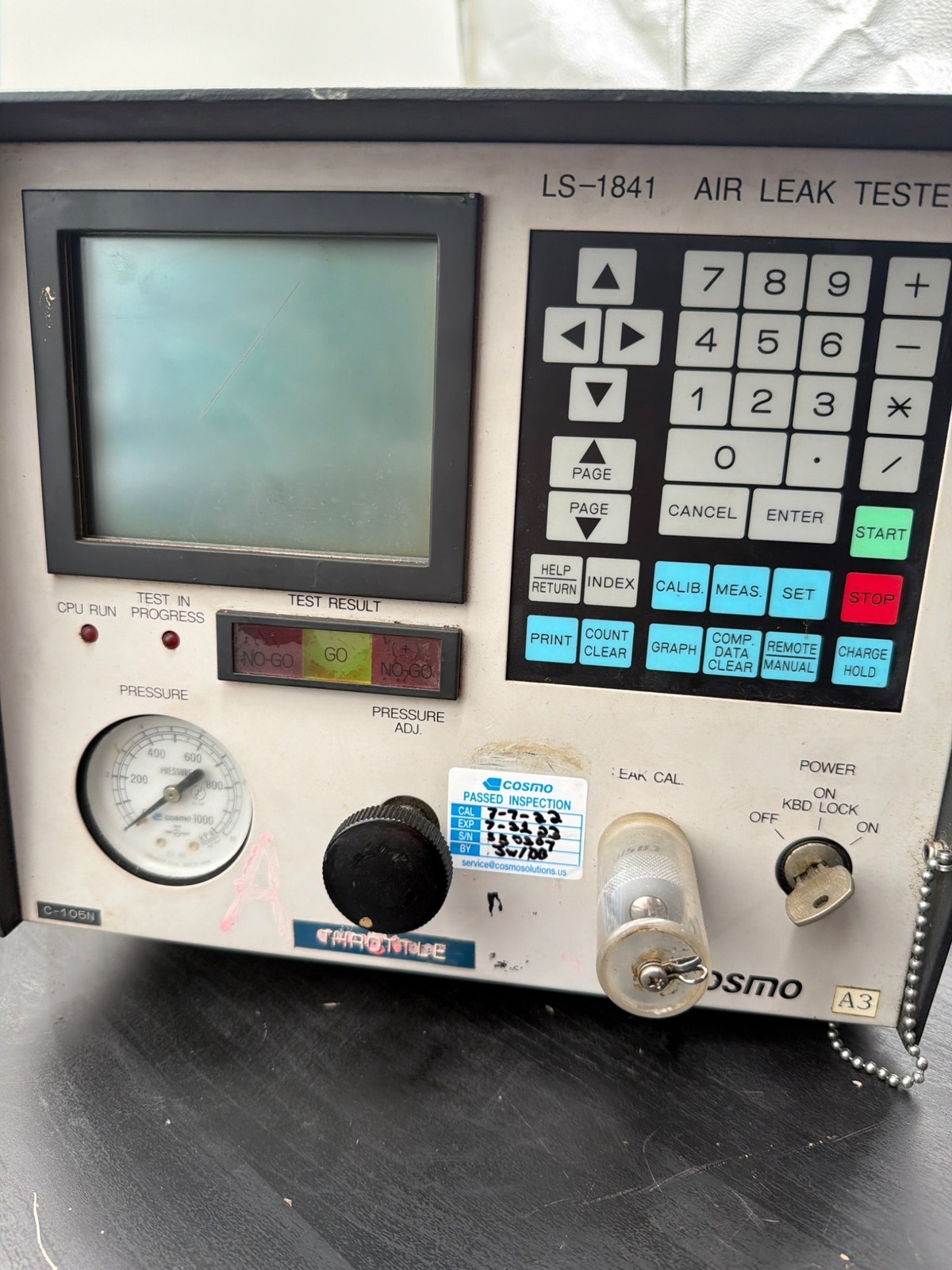 COSMO LS‑1841‑A3M Air Leak Tester USED