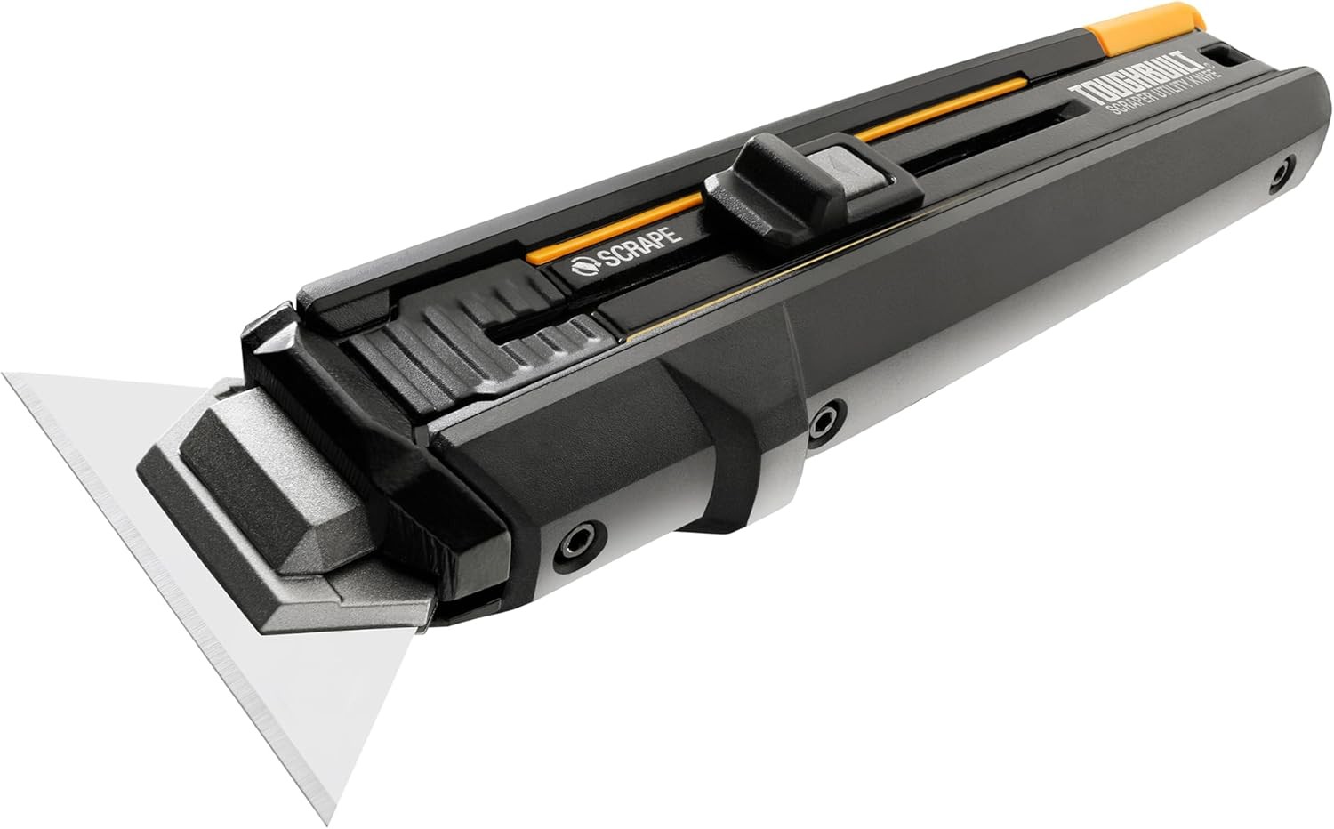 ToughBuilt – Scraper Knife  5 Blades,Integrated Scraper Edge, Quick-Change Blade