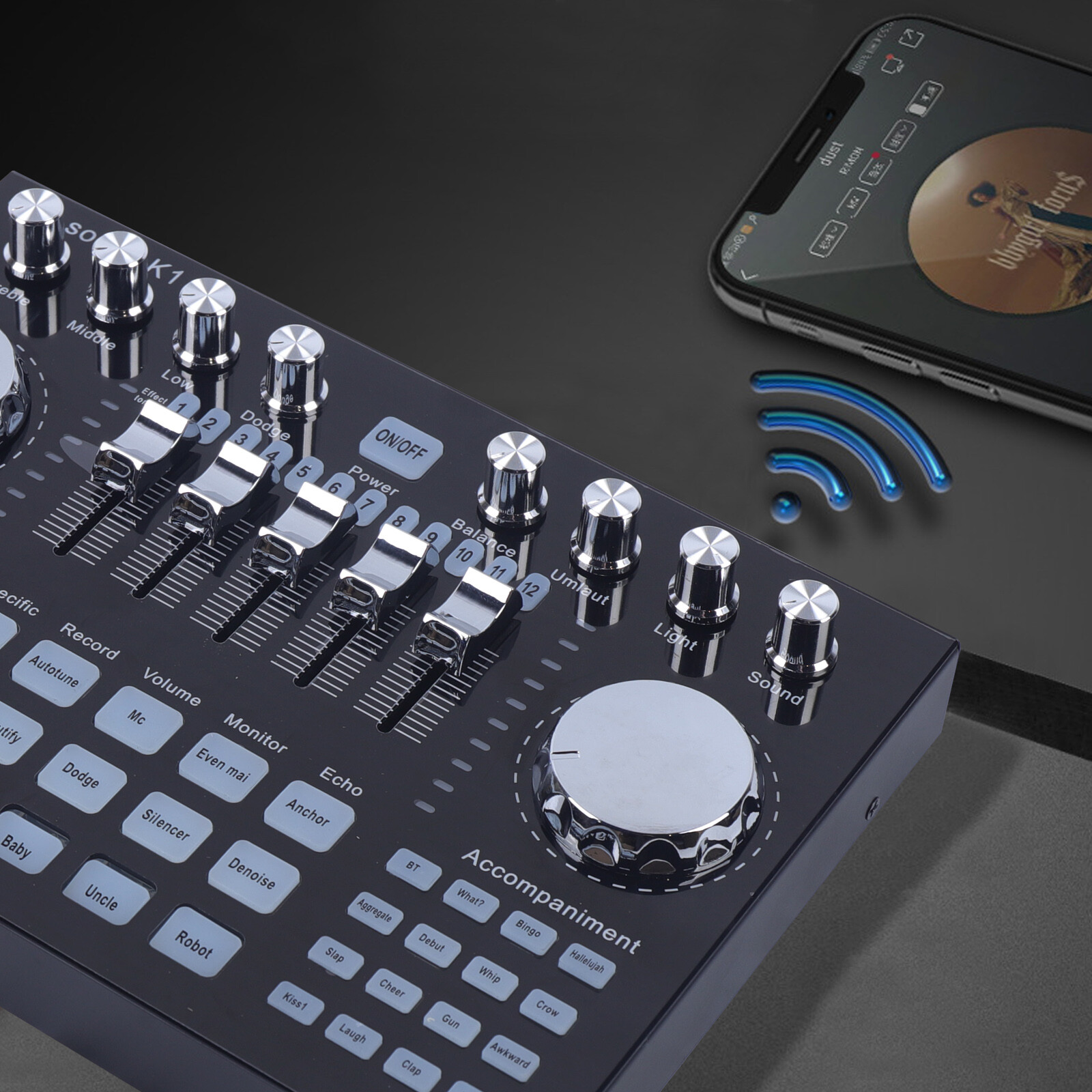 Pro 2/8 Channel Bluetooth Live Sound Card Studio Audio Mixer Mixing Console USB