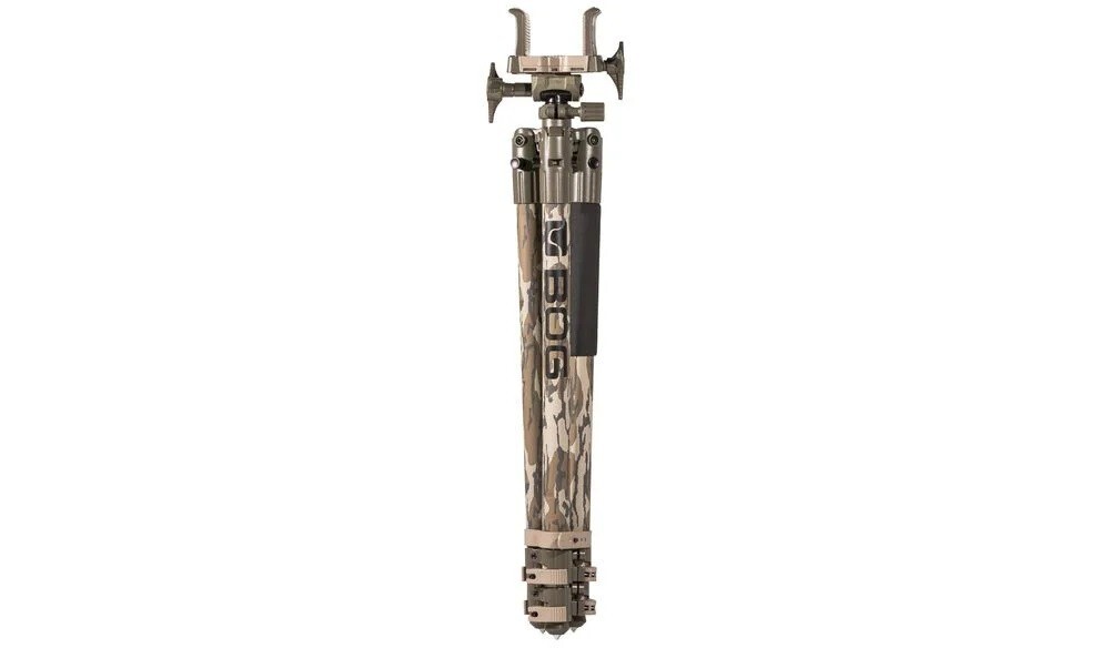 BOG DeathGrip Mossy Oak Bottomland Camo Tripod with Durable Aluminum Frame