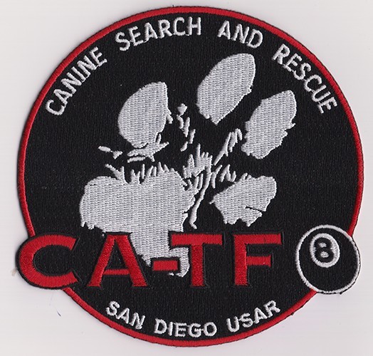 San Diego USAR - Canine Search & Rescue Fire  Patch NEW