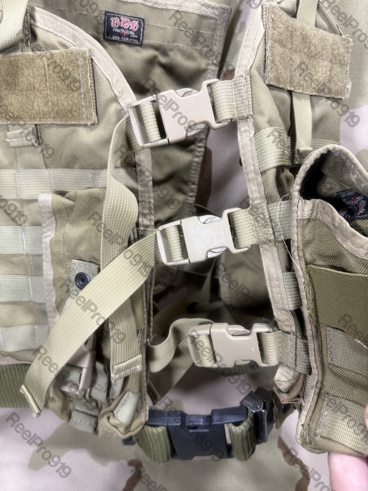 BDS Tactical V-Ops Split Front Chest Rig Custom Built MARSOC Tactical Pouch USGI