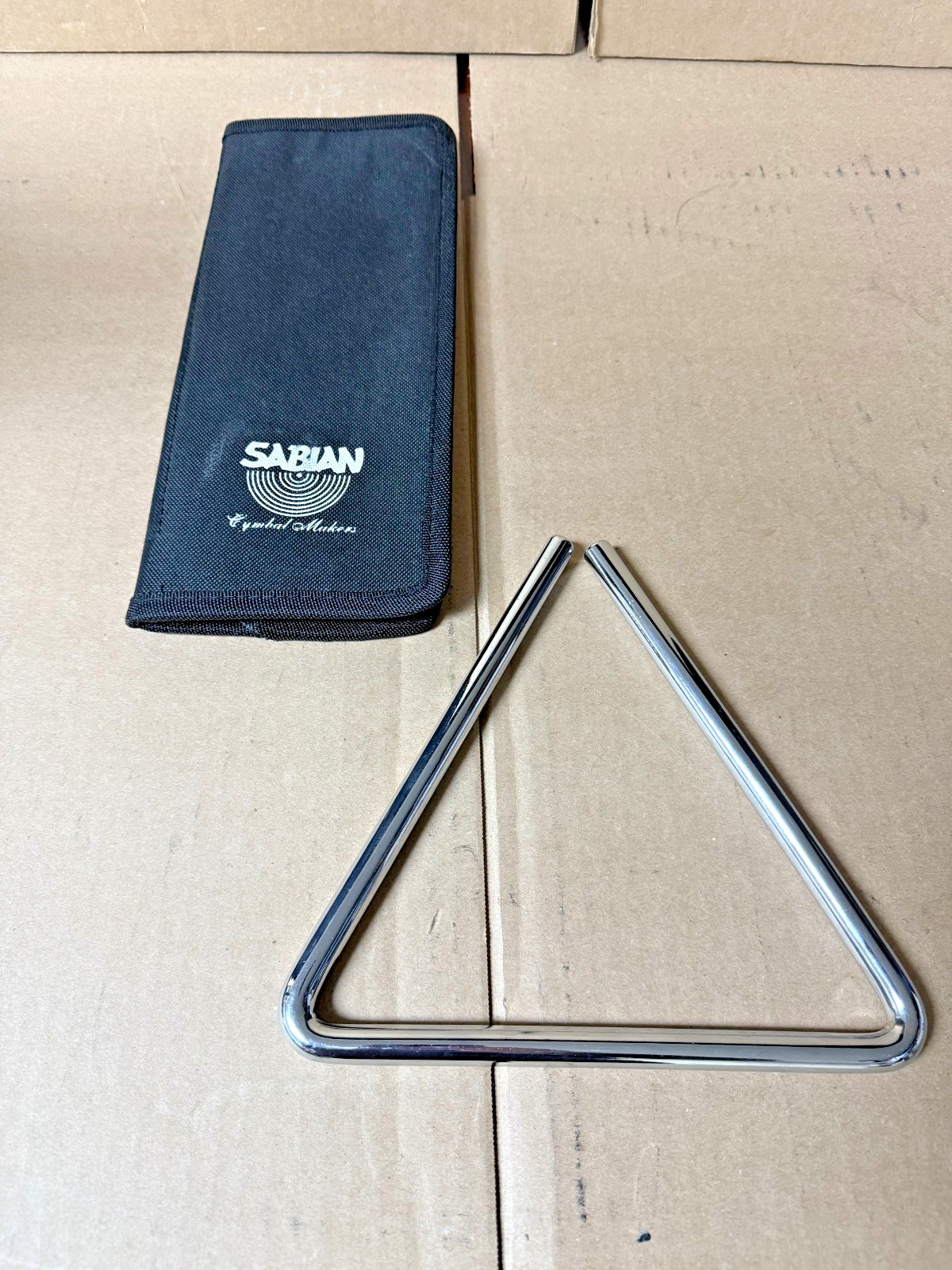 Unbranded Triangle w/ Sabian Beaters – Used – Zipper Pull Broken
