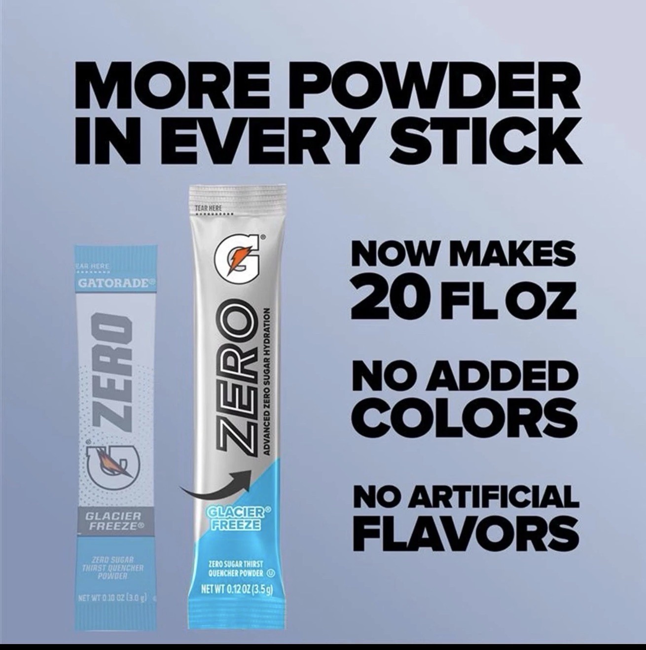 Gatorade G Zero Powder Variety Pack, 40 pk.