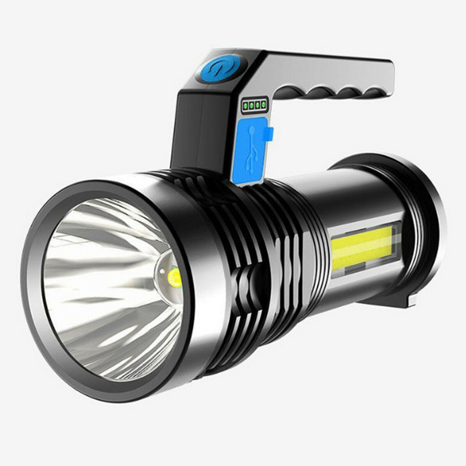 350000000 Lumen Super Bright LED Tactical Flashlight Rechargeable LED Work Light