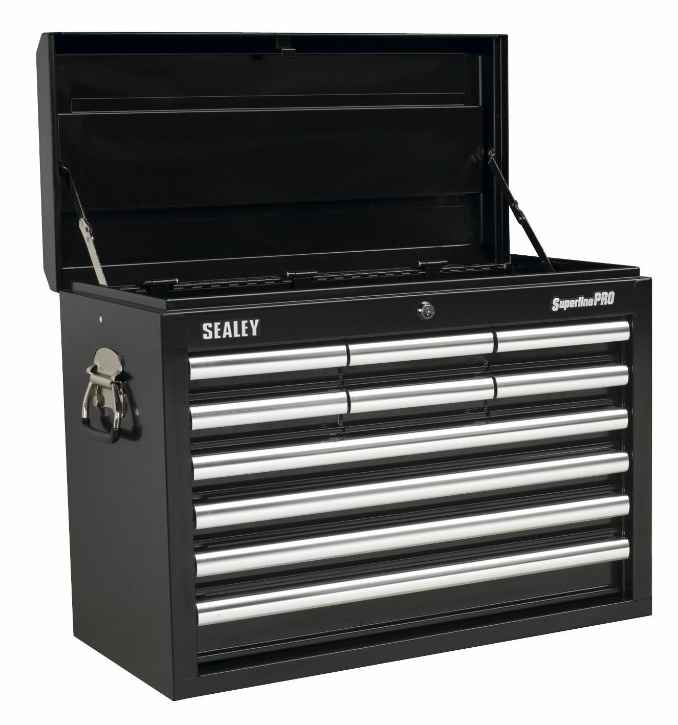 Sealey AP33109B Topchest 10 Drawer with Ball Bearing Slides - Black