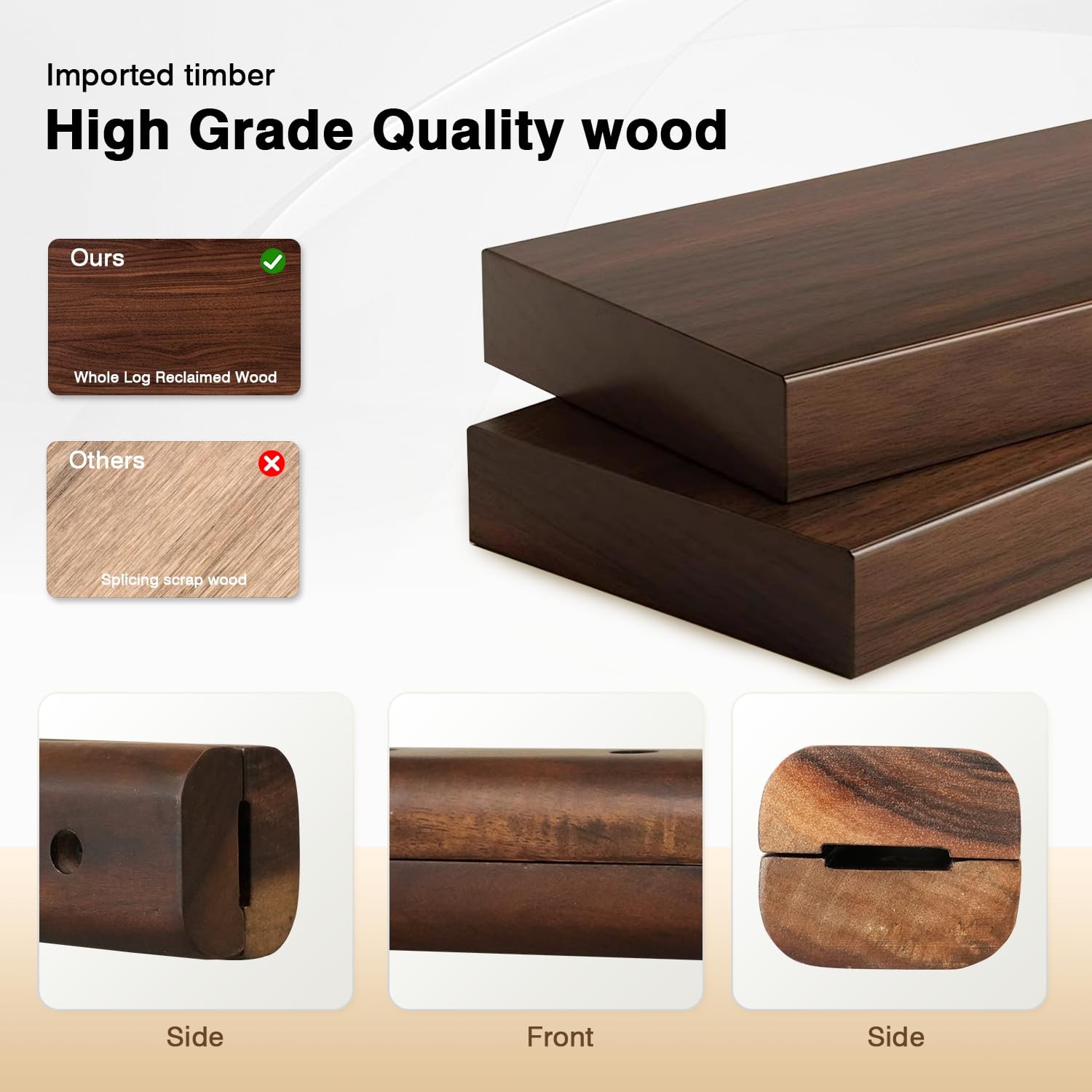 Wooden Handle Replacement, Large Green Egg Accessories, Compatible with X-Lar...