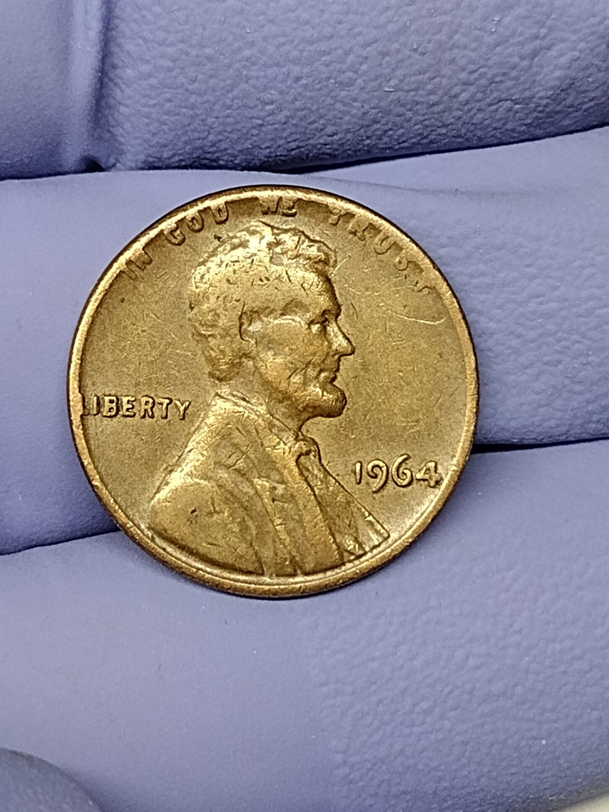 1964 Lincoln Cent MAJOR MINT ERROR - Struck on Thin Planchet - 2.55g - RARE C096