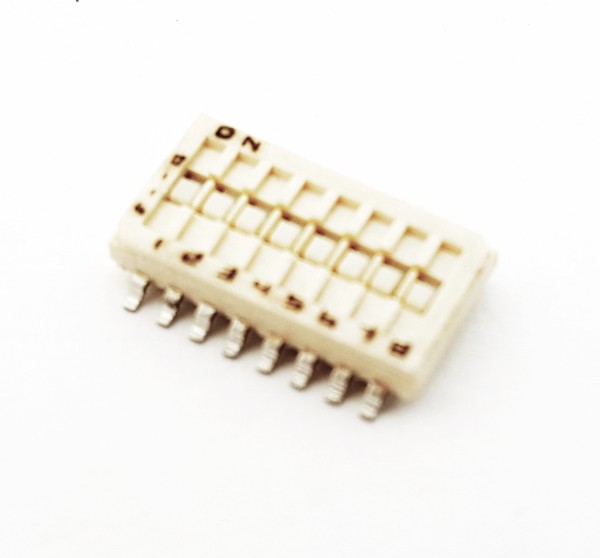 97S08R GRAYHILL 8 POSITION DIP SWITCHES SURFACE MOUNT - HALF-PITCH (25/PK)