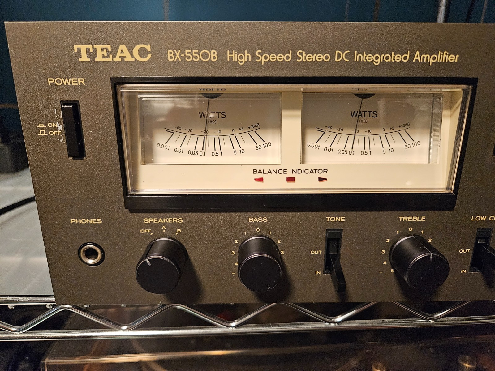 TEAC BX-550 Integrated Amplifier - Fully Serviced, Recapped, L.E.D. lamp