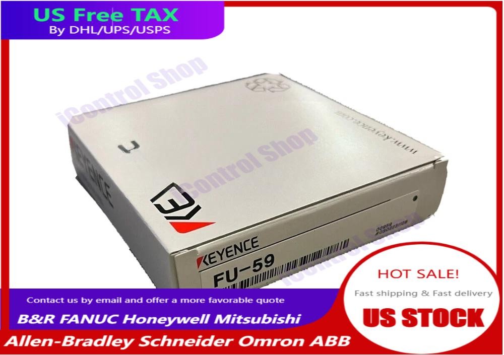 One Keyence FU-59 Fiber Optic Sensor New Free Shipping