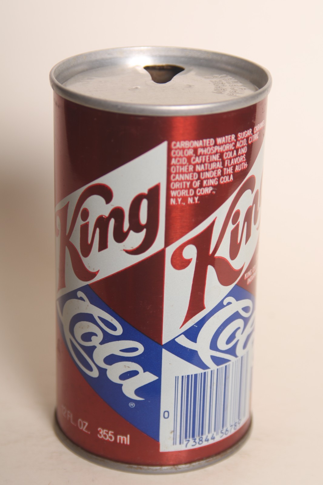King Cola soda can - 12oz S/S