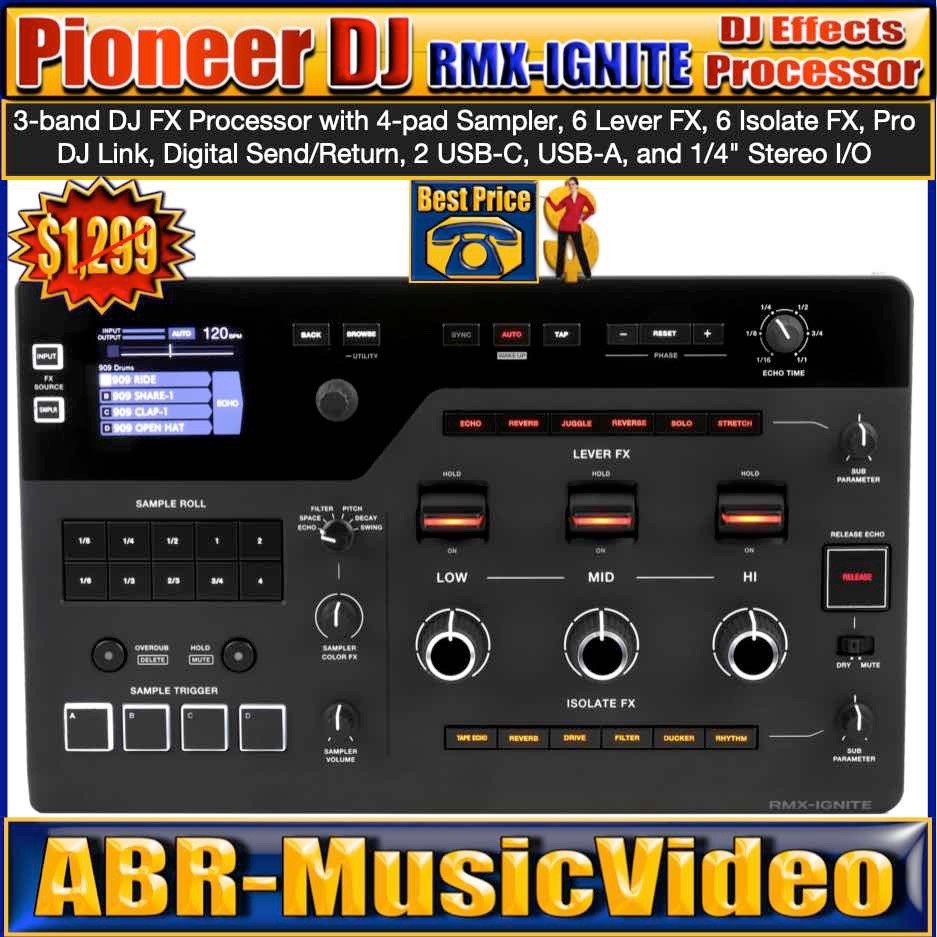 Pioneer DJ  AlphaTheta RMX-IGNITE Professional DJ Effector